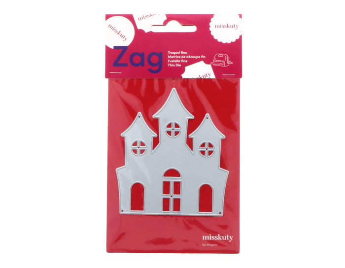 Misskuty Pochoir fin ZAG Halloween maison
