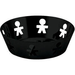 Alessi Panier Girotondo Noir 18cm de King-Kong