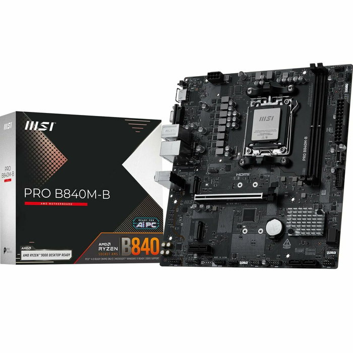 Carte Mère MSI PRO B840M-B AMD AM5 AMD Carte Mère MSI PRO B840M-B AMD AM5 AMD