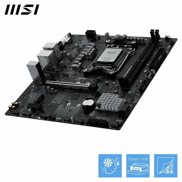 Carte Mère MSI PRO B840M-B AMD AM5 AMD Carte Mère MSI PRO B840M-B AMD AM5 AMD