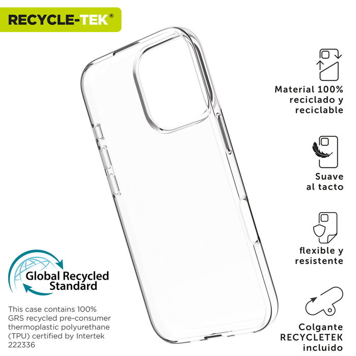 Protection pour téléphone portable Muvit for Change iPhone16 Pro