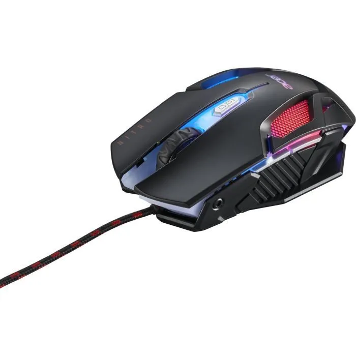 Acer Nitro Mouse II NMW200 Souris Gaming Filaire 7200 DPI Design Symétrique Noir 7 LEDs RGB (GP.MCE11.039) Acer Nitro Mouse II NMW200 Souris Gaming Filaire 7200 DPI Design Symétrique Noir 7 LEDs RGB (GP.MCE11.039)