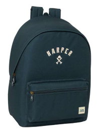 Safta Sac à dos double pour ordinateur portable 15,6" avec chargeur USB - Harper & Neyer - 31x44x18 cm