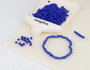 Innspiro Rocaille de verre bleu marine opaque 3,8 mm 120g