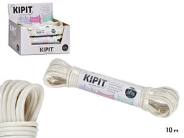 Arte Regal Corde à linge 10 mètres Blanche PVC 18x3x4 cm (Set de 36)