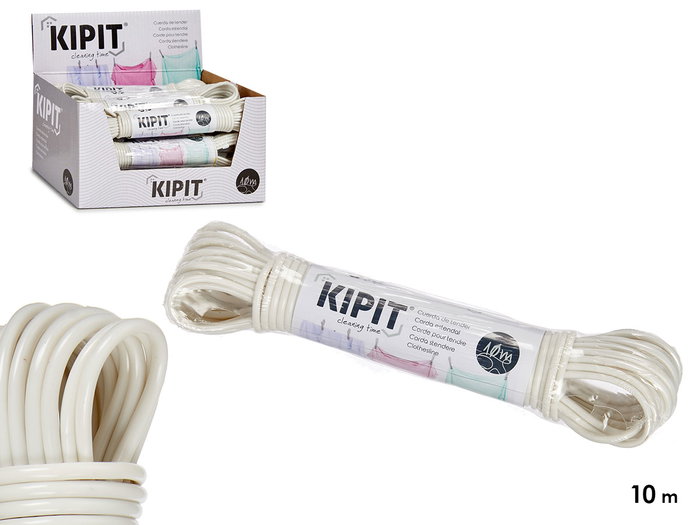 Arte Regal Corde à linge 10 mètres Blanche PVC 18x3x4 cm (Set de 36) Arte Regal Corde à linge 10 mètres Blanche PVC 18x3x4 cm (Set de 36)