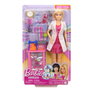 MATTEL Barbie Muñeca Cientifica, Poupée Barbie Scientifique avec Blouse et Accessoires pour Expériences, pour Enfants de 3 Ans et Plus