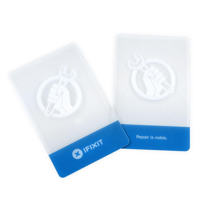 iFixit Jeu de 2 cartes de séparation en plastique PVC - Outils de réparation pour ouvrir boîtiers et appliquer pâte thermique