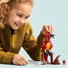 LEGO 76448 Harry Potter Fumseck : Le Phénix de Dumbledore - Jouet de Construction en Briques pour Enfants dès 8 Ans