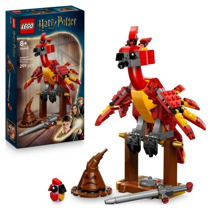 LEGO 76448 Harry Potter Fumseck : Le Phénix de Dumbledore - Jouet de Construction en Briques pour Enfants dès 8 Ans LEGO 76448 Harry Potter Fumseck : Le Phénix de Dumbledore - Jouet de Construction en Briques pour Enfants dès 8 Ans