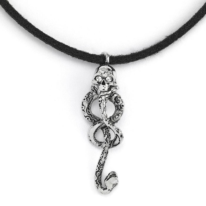 Warner Bros. Discovery - Collier tatouage 'Dark Mark' pendentif officiel Harry Potter