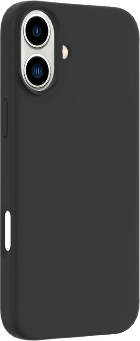 eSTUFF Coque iPhone 16 INFINITE RIGA Silicone - Noir