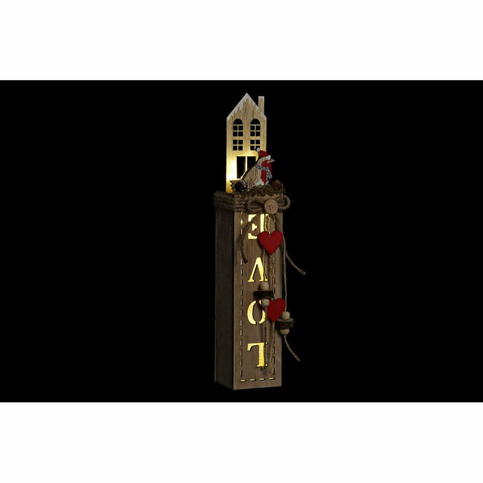 Décoration lumineuse DKD Home Decor Noël Naturel (6,5 x 7,5 x 36 cm) (2 Unités)