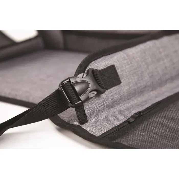 Tineo - Plateau de Voyage Universel pour Siège Auto Bébé avec Sangle Réglable, Poches et Rebords Surélevés - Plateau Rigide et Ergonomique