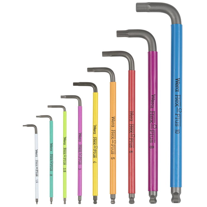 Wera 950 SPKL/9 SM N Multicolor Hex-Plus Jeu de clés hexagonales