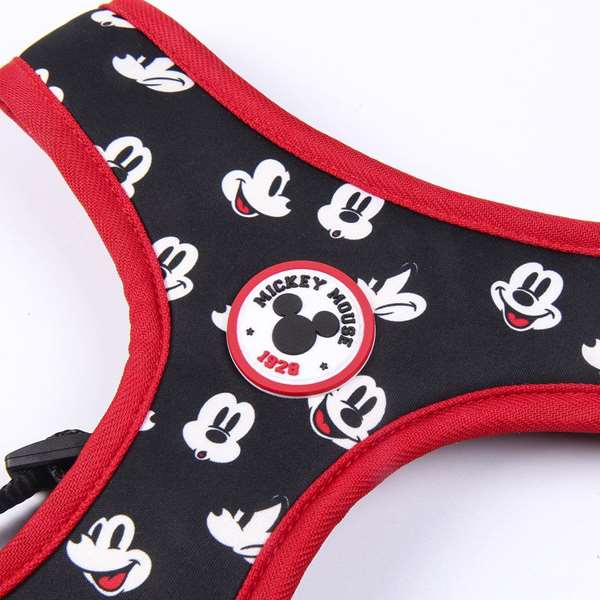 Cerdá Arnés T2XS Harnais pour Chien Mickey, Taille XS/S, Noir