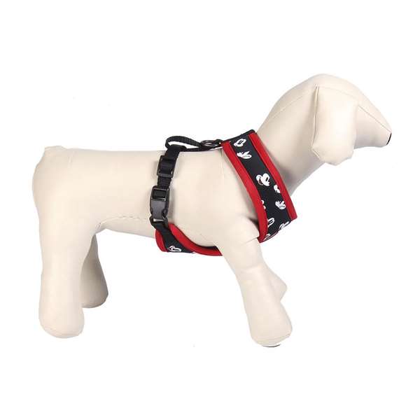 Cerdá Arnés T2XS Harnais pour Chien Mickey, Taille XS/S, Noir