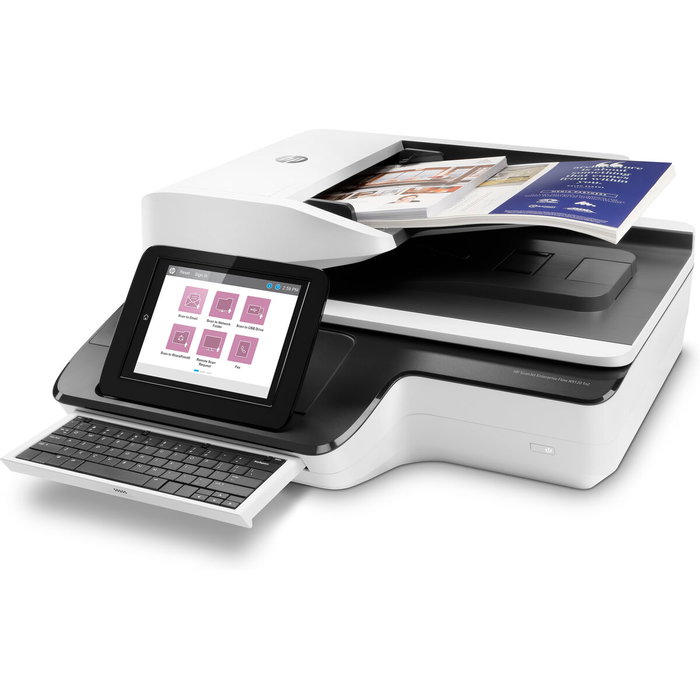 HP Scanner de document Scanjet Enterprise Flow N9120 fn2 avec disque dur de 500 Go et numérisation vers le cloud HP OXP