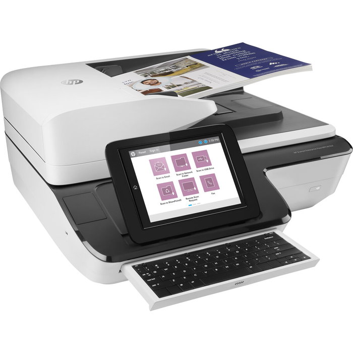 HP Scanner de document Scanjet Enterprise Flow N9120 fn2 avec disque dur de 500 Go et numérisation vers le cloud HP OXP