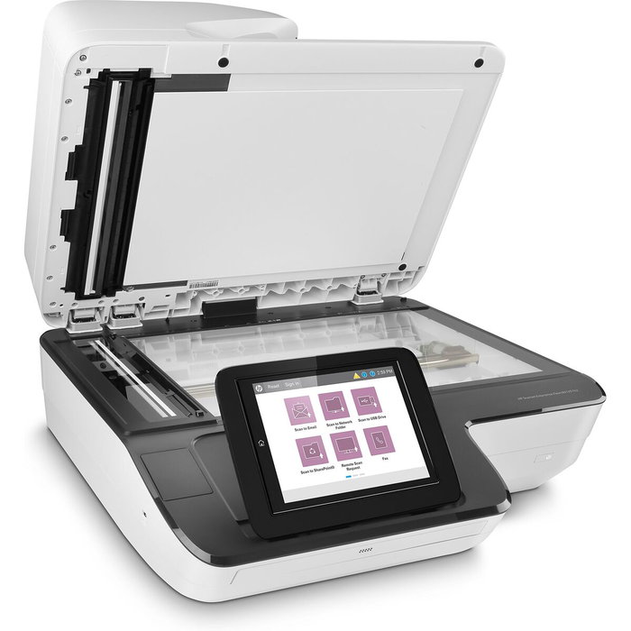 HP Scanner de document Scanjet Enterprise Flow N9120 fn2 avec disque dur de 500 Go et numérisation vers le cloud HP OXP