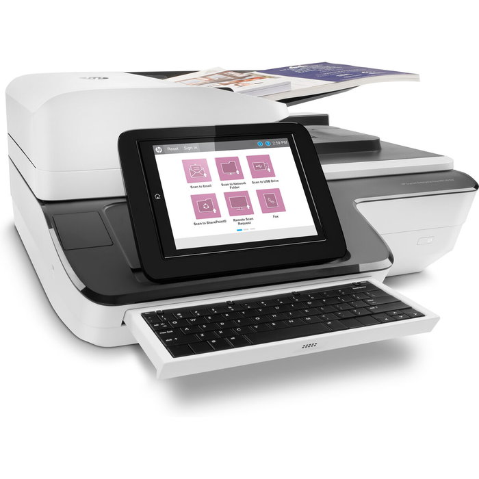 HP Scanner de document Scanjet Enterprise Flow N9120 fn2 avec disque dur de 500 Go et numérisation vers le cloud HP OXP