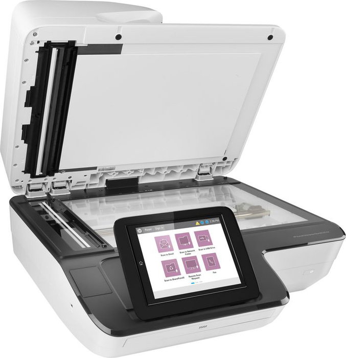 HP Scanner de document Scanjet Enterprise Flow N9120 fn2 avec disque dur de 500 Go et numérisation vers le cloud HP OXP