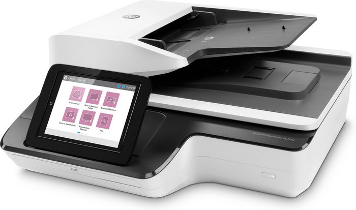 HP Scanner de document Scanjet Enterprise Flow N9120 fn2 avec disque dur de 500 Go et numérisation vers le cloud HP OXP