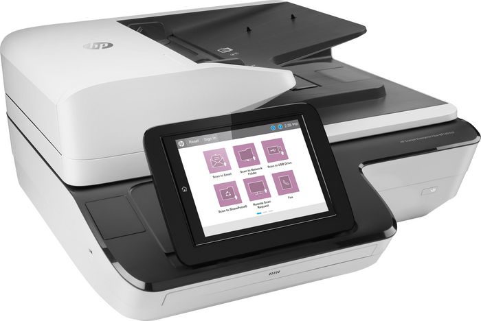 HP Scanner de document Scanjet Enterprise Flow N9120 fn2 avec disque dur de 500 Go et numérisation vers le cloud HP OXP