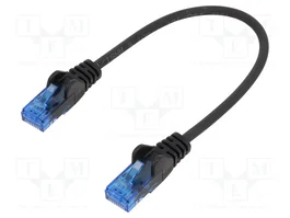 GOOBAY Cordon de raccordement Cat 6a U/UTP 250mm