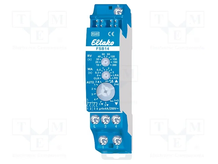 ELTAKO Pilote de stores pour rail DIN (NO + NO) x2 ELTAKO Pilote de stores pour rail DIN (NO + NO) x2