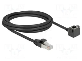 DELOCK Extendeur Ethernet Cat 6 F/UTP 2m Noir