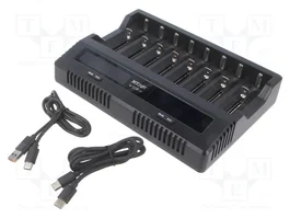 XTAR VC8S Chargeur de microprocesseur pour Li-Ion et Ni-MH