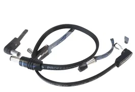 EBS DC1-38 Câble d'alimentation plat noir 38 cm pour pédales d'effet