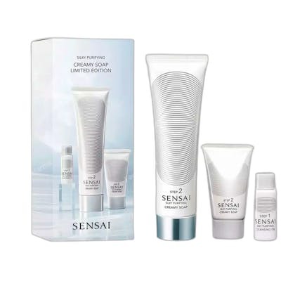 Sensai Coffret Savon Crémeux Purifiant Soyeux Étui Limité (3 pièces)