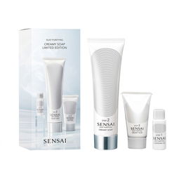 Sensai Savon Crémeux Purifiant Soyeux Étui Limité 3 pcs 125 ml + 30 ml + Huile Nettoyante 8 ml