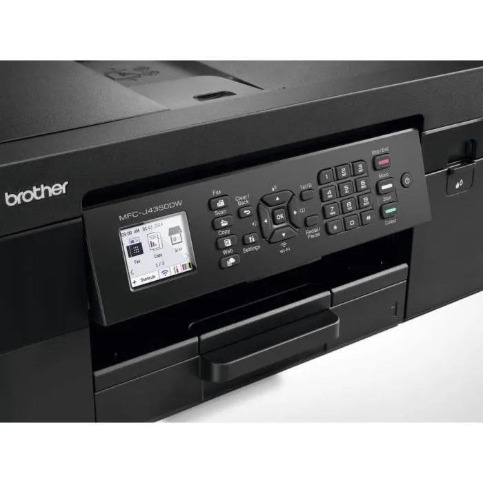 Brother MFC-J4350DW - Imprimante multifonction 4-en-1 jet d'encre A4 avec Wi-Fi, Wi-Fi direct et recto verso automatique
