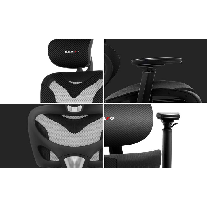 Huzaro Chaise de jeu Combat 8.0 Carbon Noir Huzaro Chaise de jeu Combat 8.0 Carbon Noir