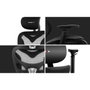 Huzaro Chaise de jeu Combat 8.0 Carbon Noir