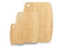 Kinvara Set de 3 planches à découper en bambou 37x3,5x28 cm (Set de 12)