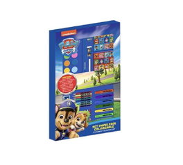 Cerdá Set de Papeterie à Colorier Boîte Paw Patrol 26.7 x 45.3 x 3.0 cm - Recommandé à partir de 3 ans - Bleu
