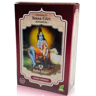 RADHE SHYAM Henné en poudre botanical Caoba intenso 100g RADHE SHYAM Henné en poudre botanical Caoba intenso 100g