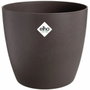 Elho Lot de 3 pots de fleurs ronds The Coffee Collection - Espresso Brun