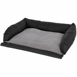 Kerbl Coussin pour coffre Gris/noir 80x60cm