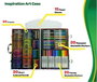 Crayola Mallette artiste arc-enfant Arc-en-ciel 140 pièces 9, plastique, 9,5x4x28 cm