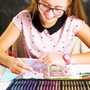 Crayola Mallette artiste arc-enfant Arc-en-ciel 140 pièces 9, plastique, 9,5x4x28 cm
