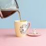 ERIK Mug Premium avec couvercle Snoopy Peanuts 350 ml