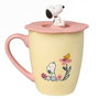 ERIK - Tasse Isotherme Premium avec Couvercle à Thème Snoopy - Capacité 440 ml, Hauteur 10.6 cm