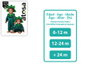 Atosa Déguisement Plante Carnivore Verte et Rouge avec Capuche pour Bébé Unisexe