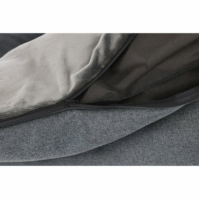 Kerbl Panier mémoire de forme Platin Ortho Gris 65 x 55 x 20 cm