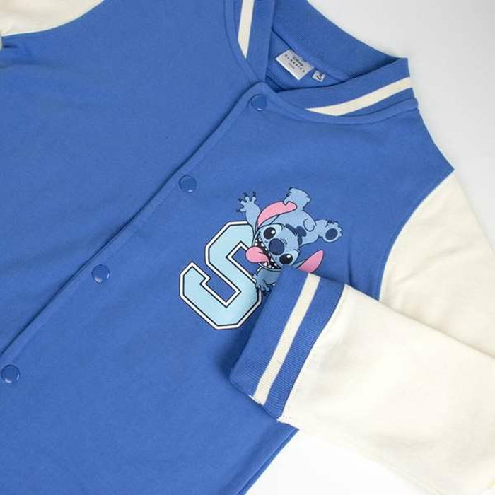 Stitch Veste de Survêtement pour Enfants Bleu, 6 ans